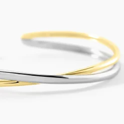 Histoire d'Or Bracelet Jonc Perfect Match Argent Bicolore Best