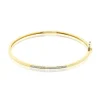 Histoire d'Or Bracelet Jonc Phillipa Or Jaune Diamant New
