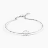 Histoire d'Or Bracelet Jonc Rosita Argent Blanc Sale
