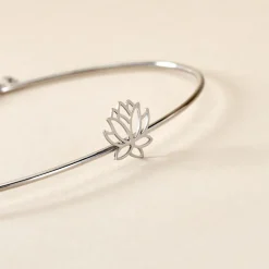 Histoire d'Or Bracelet Jonc Rosita Argent Blanc Sale