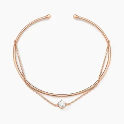 Histoire d'Or Bracelet Jonc Ruth De Zirconium argent rose oxyde Discount