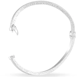 Histoire d'Or Bracelet Jonc Safietouae Argent Blanc New