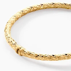 Histoire d'Or Bracelet Jonc Shiny Diamante Or Jaune New