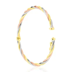 Histoire d'Or Bracelet Jonc Temani Or Tricolore Outlet