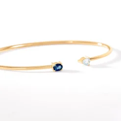 Histoire d'Or Bracelet Jonc Universe Or Jaune Topaze Outlet