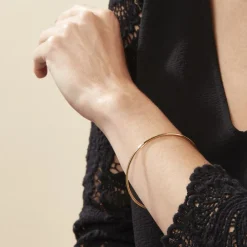 Histoire d'Or Bracelet Jonc Xylina Fil Rond Lisse Or Jaune Hot