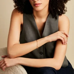 Histoire d'Or Bracelet Jonc Xylina Fil Rond Lisse Or Jaune Discount