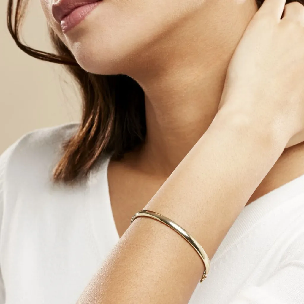 Histoire d'Or Bracelet Jonc Yuriy Fil Flexible Or Jaune New