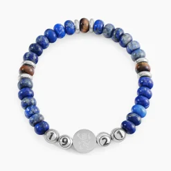 JOURDAN Bracelet 1921 Acier Blanc 艙il De Tigre Hot