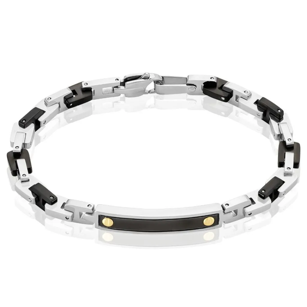 JOURDAN Bracelet Acier Gris New