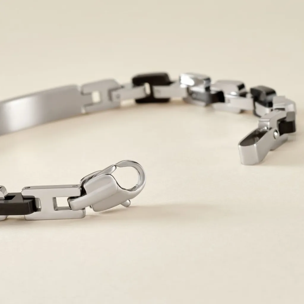 JOURDAN Bracelet Acier Gris New