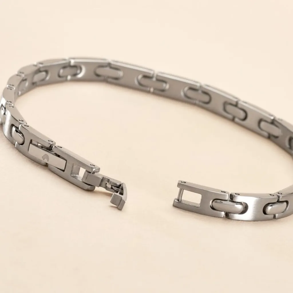 JOURDAN Bracelet Acier Gris Clearance