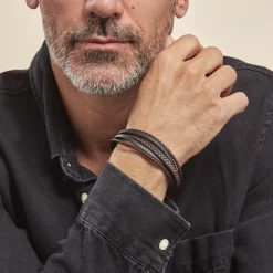 JOURDAN Bracelet Byron Acier Blanc Clearance