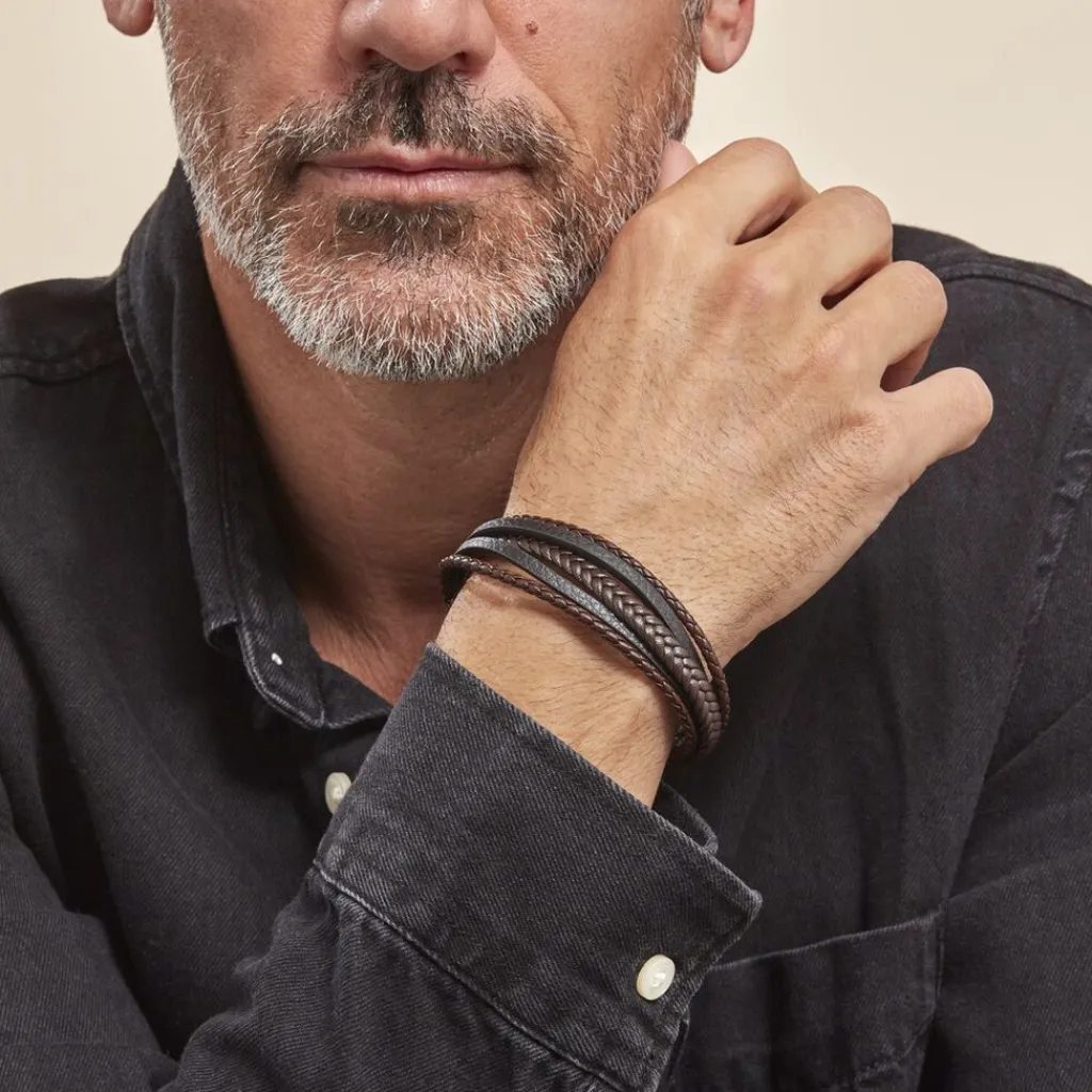 JOURDAN Bracelet Byron Acier Blanc Clearance