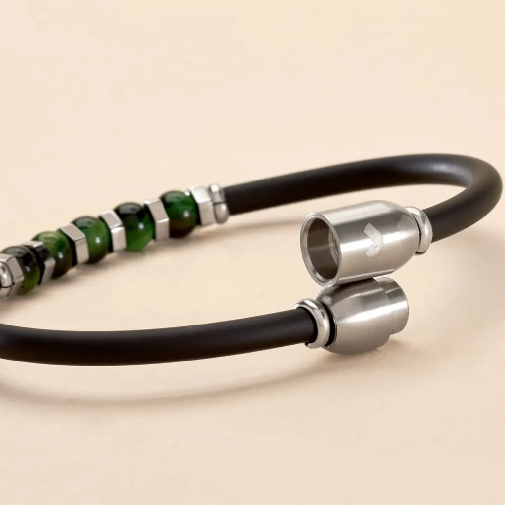 JOURDAN Bracelet Caoutchouc Noir Clearance