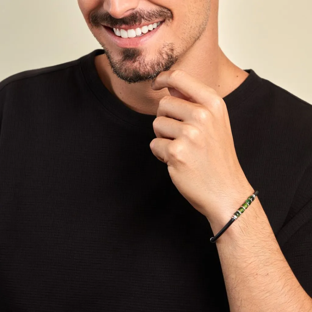 JOURDAN Bracelet Caoutchouc Noir Clearance