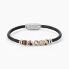 JOURDAN Bracelet Caoutchouc Noir Agate Best