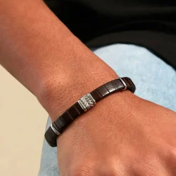 JOURDAN Bracelet Colbert Cuir Marron Online