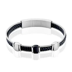 JOURDAN Bracelet Cook Acier Bicolore Sale