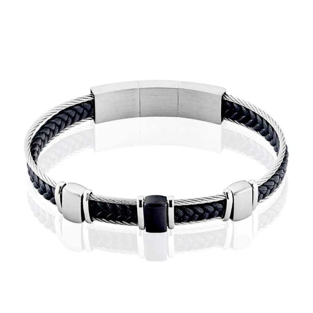 JOURDAN Bracelet Cook Acier Bicolore Sale