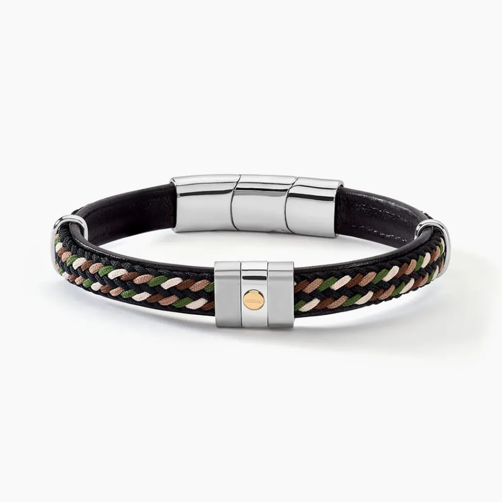 JOURDAN Bracelet Cuir Multicolore