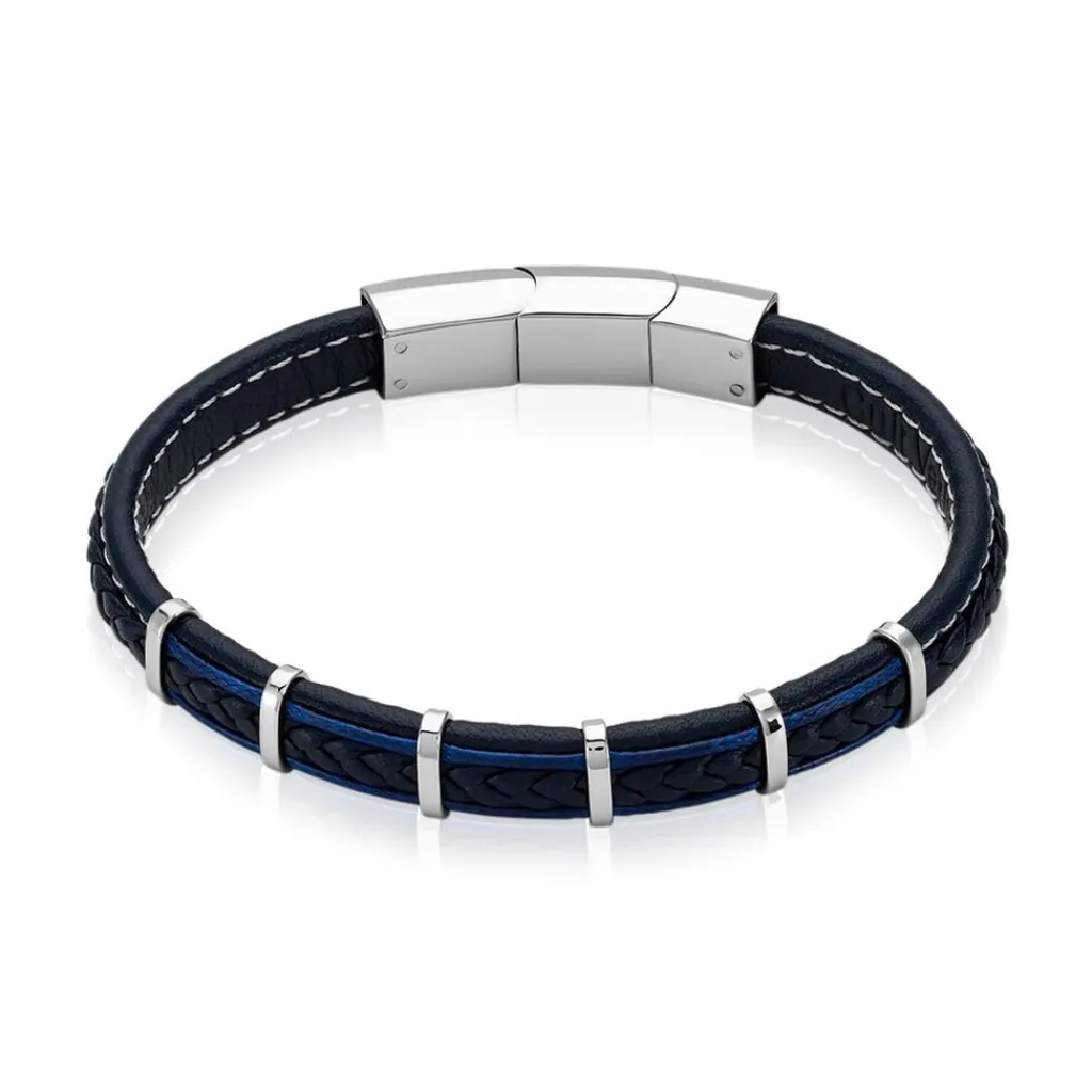 JOURDAN Bracelet Cuir Noir Best