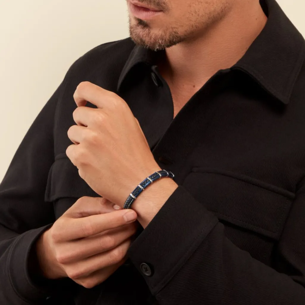 JOURDAN Bracelet Cuir Noir Best