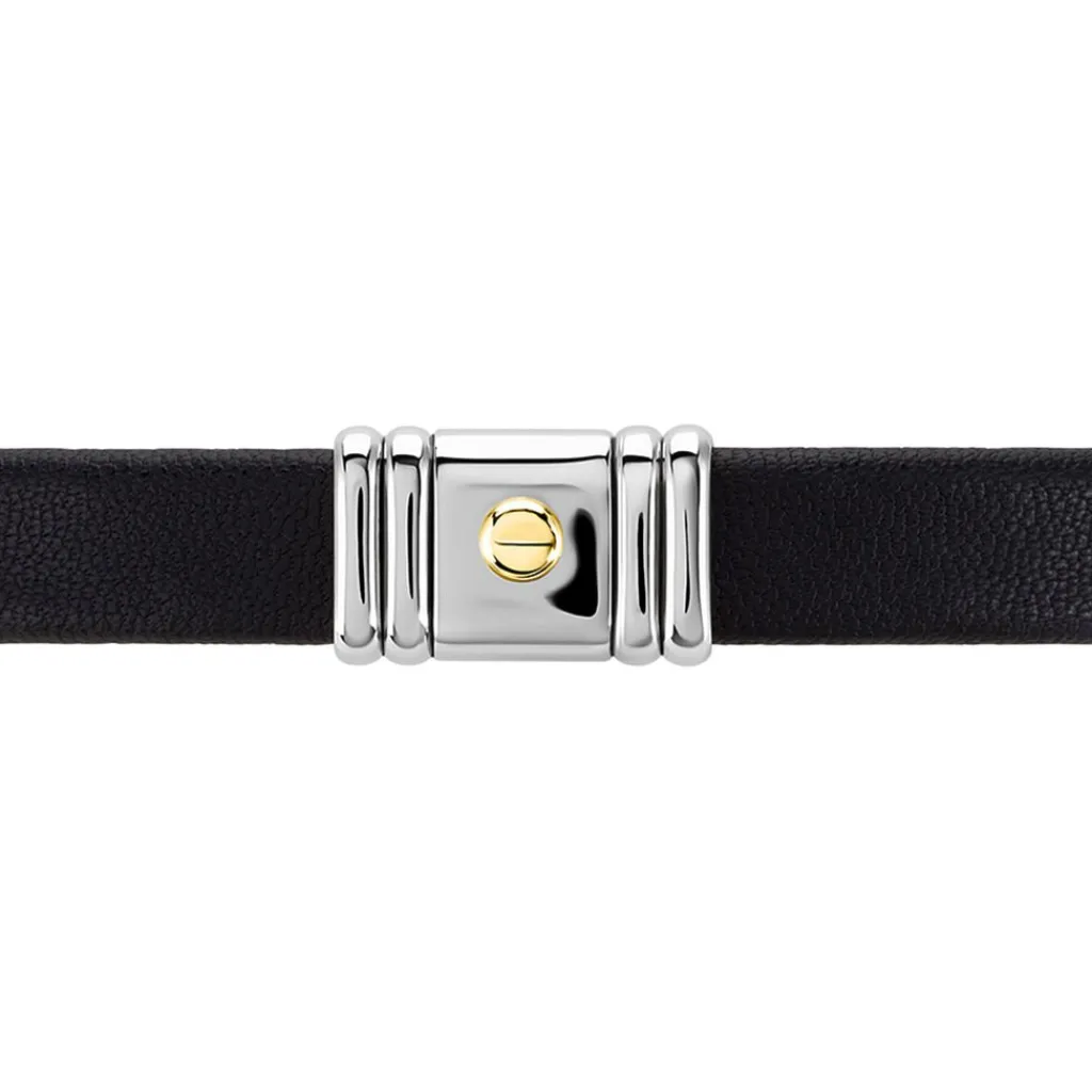 JOURDAN Bracelet Cuir Noir Online