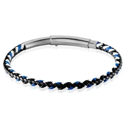 JOURDAN Bracelet Dixon Acier Blanc Discount