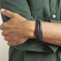 JOURDAN Bracelet Homme Byron Acier Argente Online