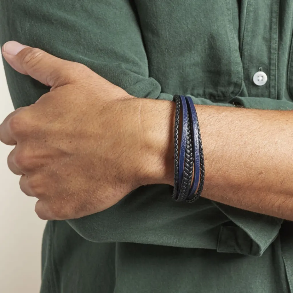 JOURDAN Bracelet Homme Byron Acier Argente Online