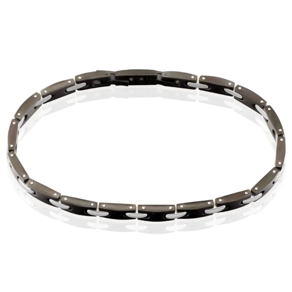 JOURDAN Bracelet Homme Dinema Acier Argente Hot
