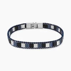 JOURDAN Bracelet Layton Acier Argenté Sale