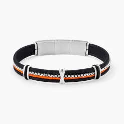 JOURDAN Bracelet Leon Caoutchouc Multicolore Online