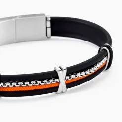 JOURDAN Bracelet Leon Caoutchouc Multicolore Online