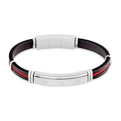 JOURDAN Bracelet Magnus Caoutchouc Bleu New