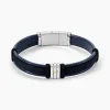 JOURDAN Bracelet Orso Cuir Bleu Online