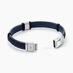 JOURDAN Bracelet Orso Cuir Bleu Online