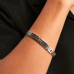 JOURDAN Bracelet Priam Acier Argenté Online