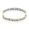 JOURDAN Bracelet Rio Acier Bicolore Clearance