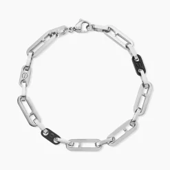 JOURDAN Bracelet Vilo Acier Argenté Clearance