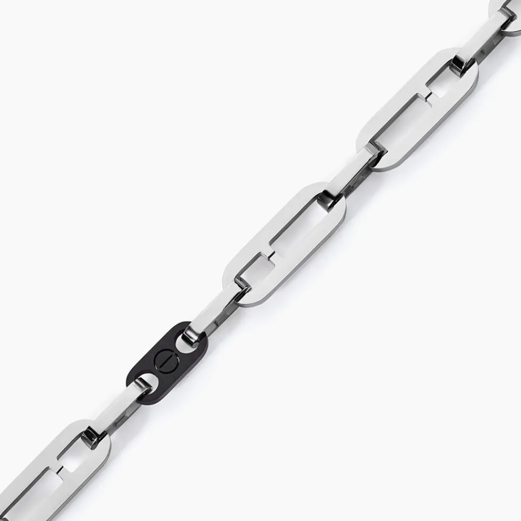 JOURDAN Bracelet Vilo Acier Argenté Clearance