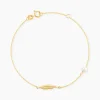 Histoire d'Or Bracelet Juditte Or Jaune Perle De Culture Sale