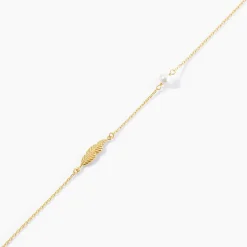 Histoire d'Or Bracelet Juditte Or Jaune Perle De Culture Sale
