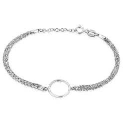 Histoire d'Or Bracelet Kaelly Argent Blanc