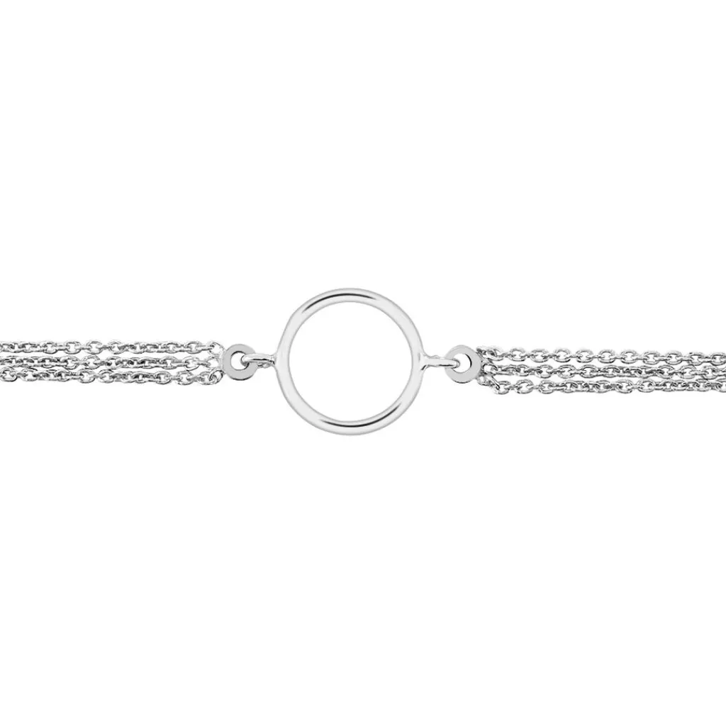 Histoire d'Or Bracelet Kaelly Argent Blanc
