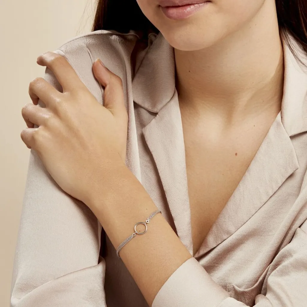 Histoire d'Or Bracelet Kaelly Argent Blanc