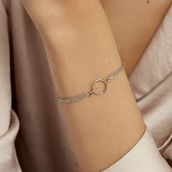 Histoire d'Or Bracelet Kaelly Argent Blanc