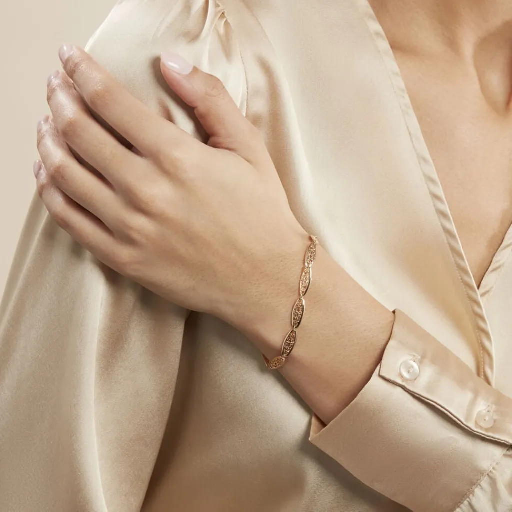 Histoire d'Or Bracelet Kathlyne Plaqué Or Jaune Outlet