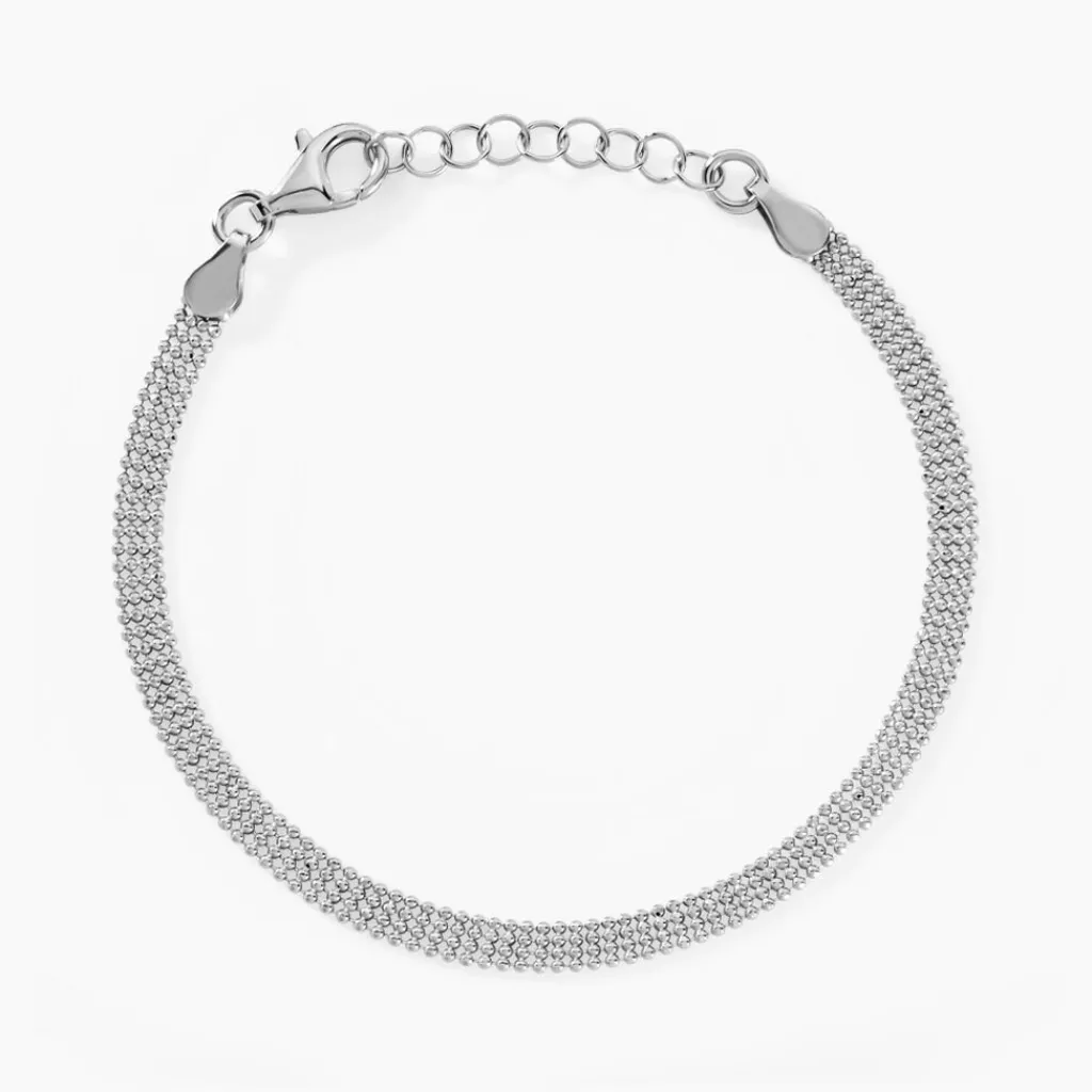 Histoire d'Or Bracelet Kelline Argent Blanc Discount